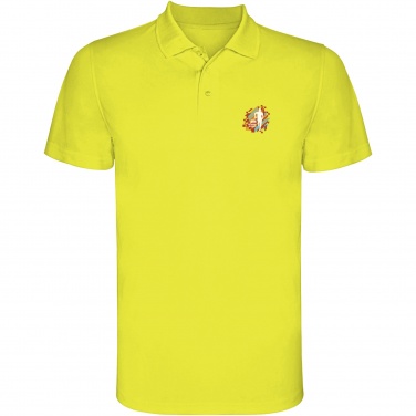Logo trade promotional giveaway photo of: Monzha short sleeve kids sports polo