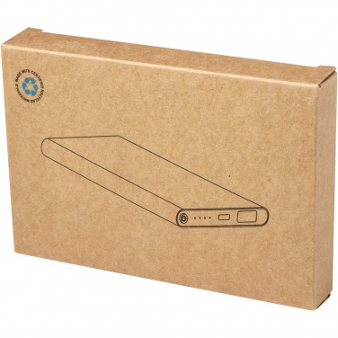 Logo trade corporate gifts picture of: Pep 4000 mAh Type-C recycled aluminium power bank 
