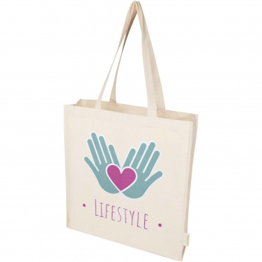 Logotrade promotional merchandise image of: Orissa 180 g/m² organic full gusset tote bag 14L