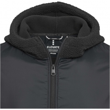 Logo trade promotional gifts picture of: Evans unisex recycled sherpa fleece
