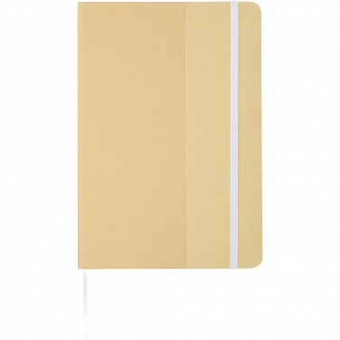 Logotrade promotional product picture of: Nelida A5 recycled cardboard hard cover notebook