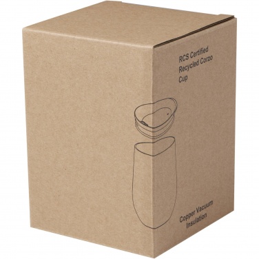 Logo trade promotional gifts picture of: Corzo 350 ml RCS certified recycled stainless steel copper vacuum insulated cup