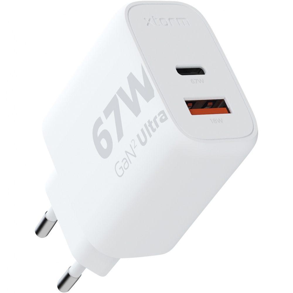 Logo trade promotional gifts image of: Xtorm XEC067 GaN² Ultra 67W wall charger