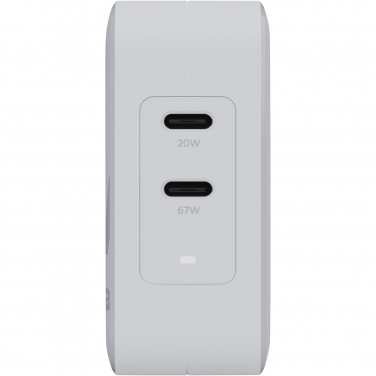 Logo trade advertising products image of: Xtorm XVC2067 GaN Ultra 67W travel charger with 100W USB-C PD cable
