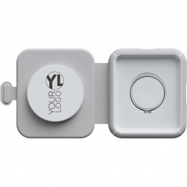 Logo trade promotional product photo of: Xtorm XWF21 15W foldable 2-in-1 wireless travel charger
