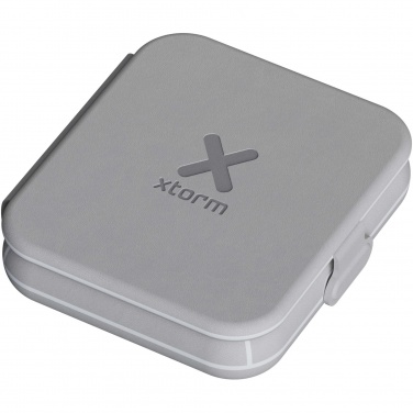Logotrade promotional products photo of: Xtorm XWF21 15W foldable 2-in-1 wireless travel charger