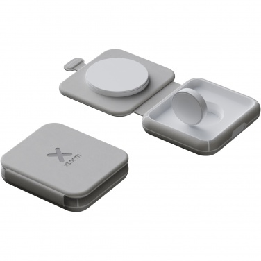Logo trade advertising product photo of: Xtorm XWF21 15W foldable 2-in-1 wireless travel charger