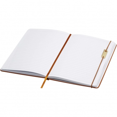 Logo trade promotional giveaway photo of: Legato A5 notebook and rollerball pen set 