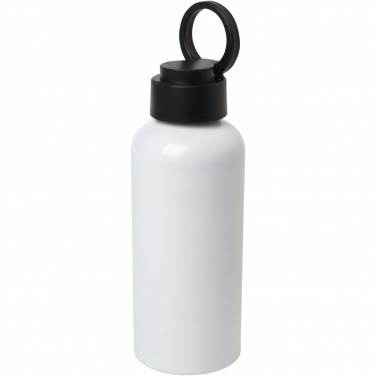 Logo trade promotional gifts image of: Trinity 600 ml RCS certified recycled aluminium water bottle with RPET lid
