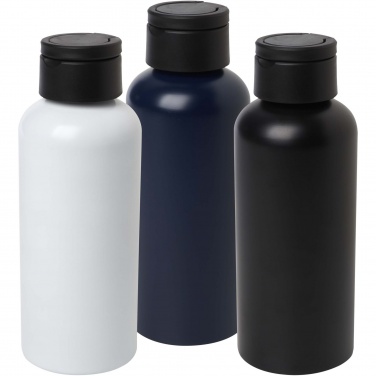 Logotrade advertising products photo of: Trinity 600 ml RCS certified recycled aluminium water bottle with RPET lid