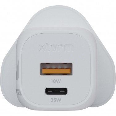 Logotrade corporate gifts photo of: Xtorm XEC035 GaN² Ultra 35W wall charger - UK plug
