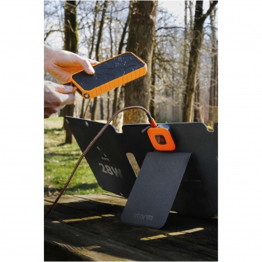 Logo trade corporate gifts image of: Xtorm XR2S28 SolarBooster 28W foldable solar panel