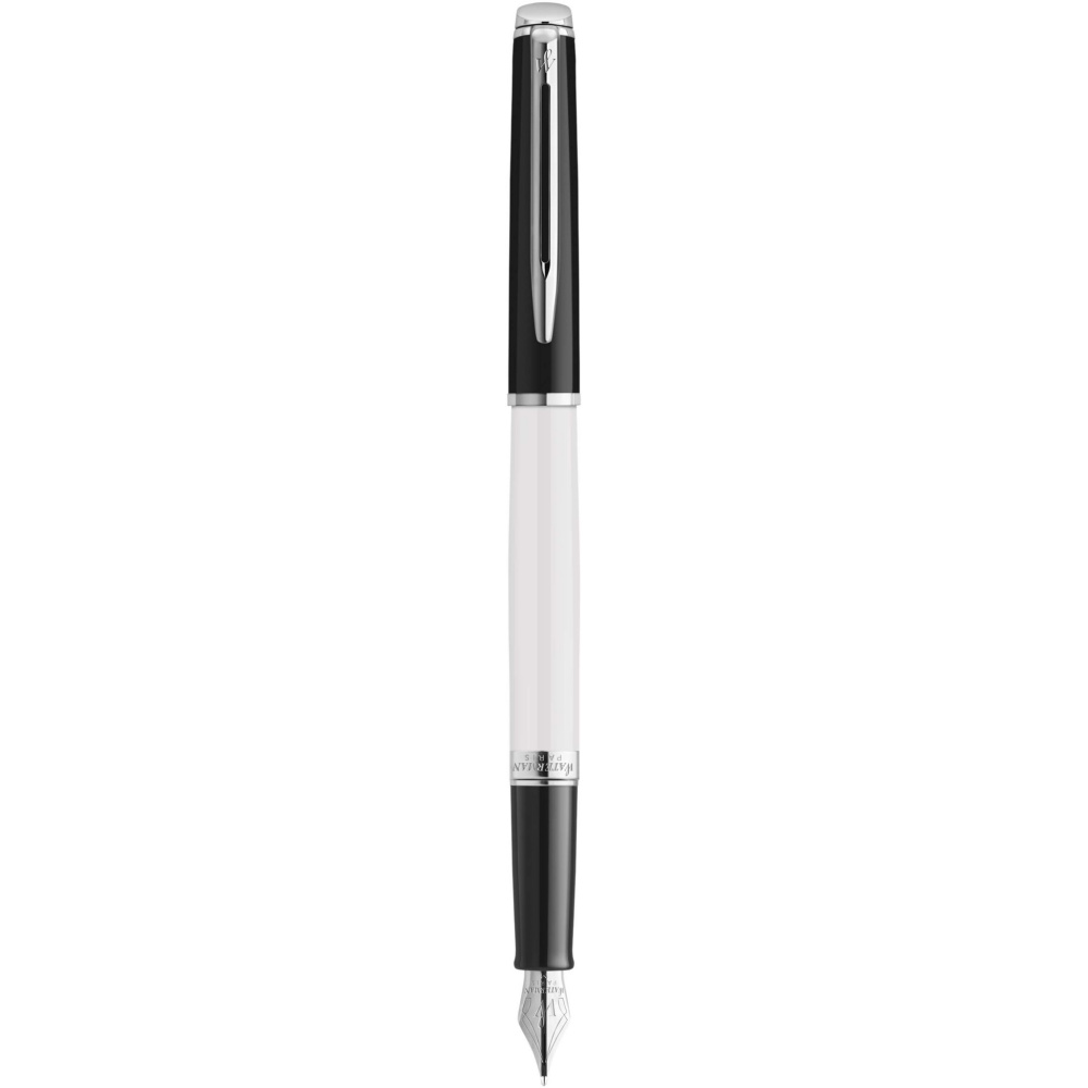 Logo trade promotional merchandise picture of: Hemisphere colour blocking fountain pen with palladium trim
