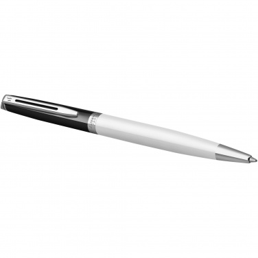 Logotrade promotional gifts photo of: Hemisphere colour blocking ballpoint pen with palladium trim