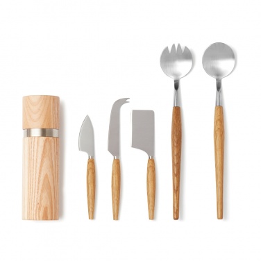 Logo trade promotional giveaways image of: VINGA Retro serving cutlery