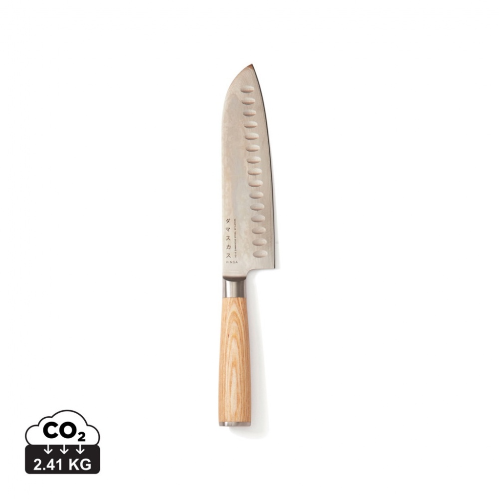 Logo trade promotional item photo of: VINGA Hattasan Damascus Santoku knife