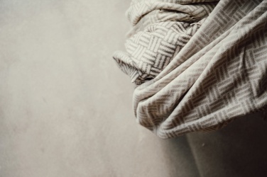 Logo trade corporate gifts picture of: VINGA Lenox blanket