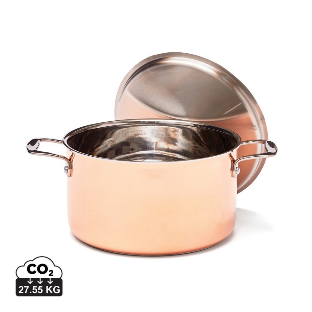 Logo trade promotional products picture of: VINGA Baron copper saucepan