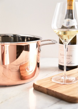 Logotrade promotional giveaway image of: VINGA Baron copper saucepan