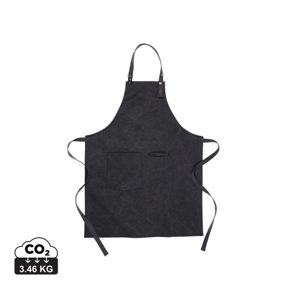 Logo trade advertising products image of: VINGA Tome GRS recycled canvas Apron