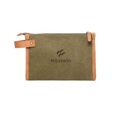 Logotrade promotional merchandise image of: VINGA Bosler GRS recycled canvas toiletry bag