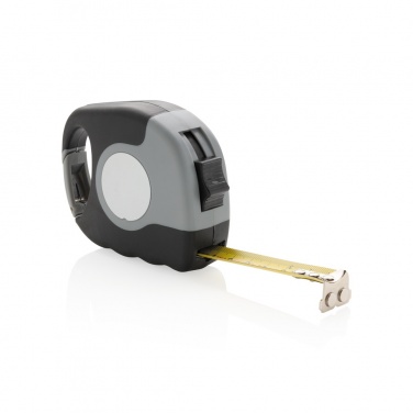 Logo trade advertising products image of: Measuring tape with carabiner