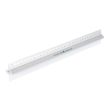 Logotrade promotional gift image of: Aluminium triangle rule - 30cm