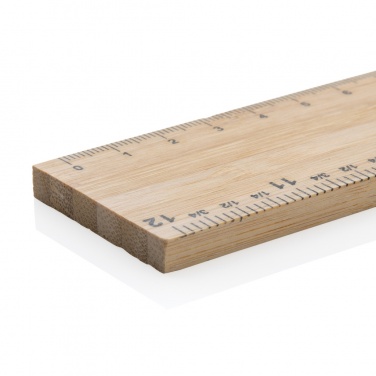 Logotrade promotional giveaways photo of: Timberson extra thick 30cm double sided bamboo ruler