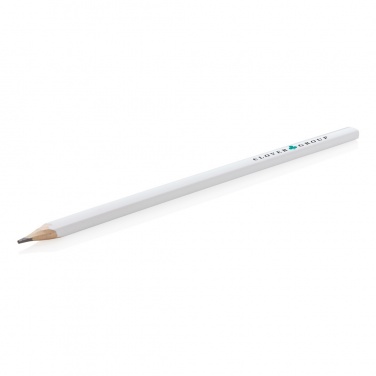 Logo trade promotional items image of: 25cm wooden carpenter pencil