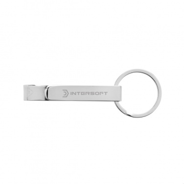 Logo trade promotional products picture of: RCS recycled zinc alloy bottle opener keychain