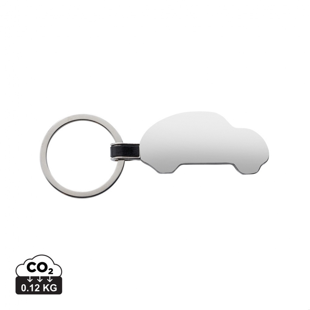Logotrade corporate gifts photo of: RCS recycled zinc alloy car keyring