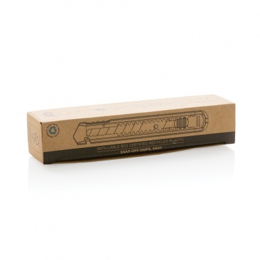 Logotrade business gift image of: Refillable RCS recycled plastic snap-off knife