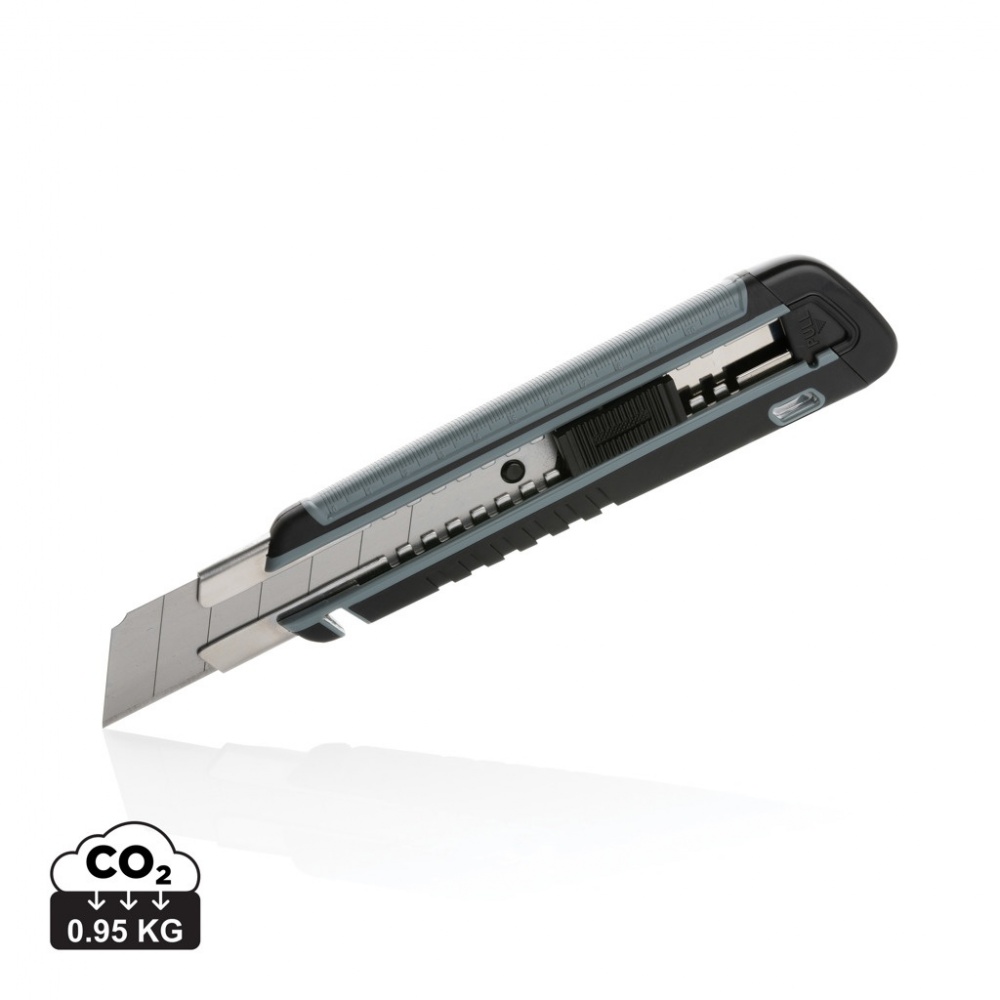 Logotrade promotional product image of: Refillable RCS rplastic heavy duty snap-off knife soft grip
