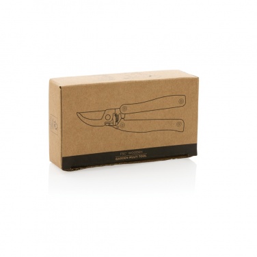 Logo trade promotional giveaway photo of: Wooden garden multi-tool