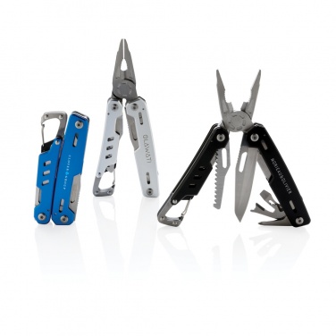 Logotrade promotional gift picture of: Solid multitool with carabiner