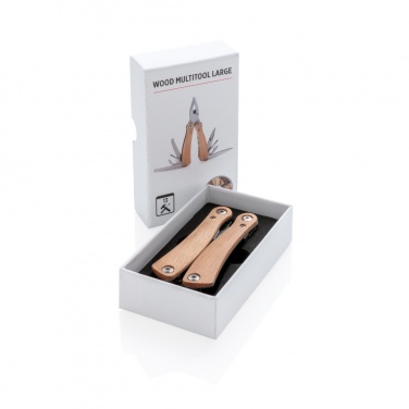 Logo trade promotional merchandise picture of: Wood multitool