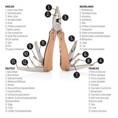 Logotrade advertising product image of: Wood multitool
