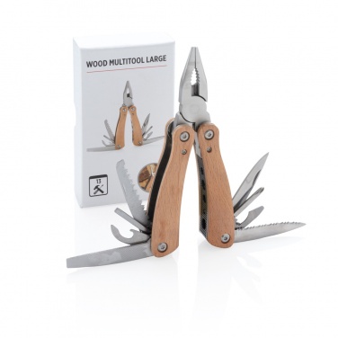 Logo trade promotional merchandise photo of: Wood multitool