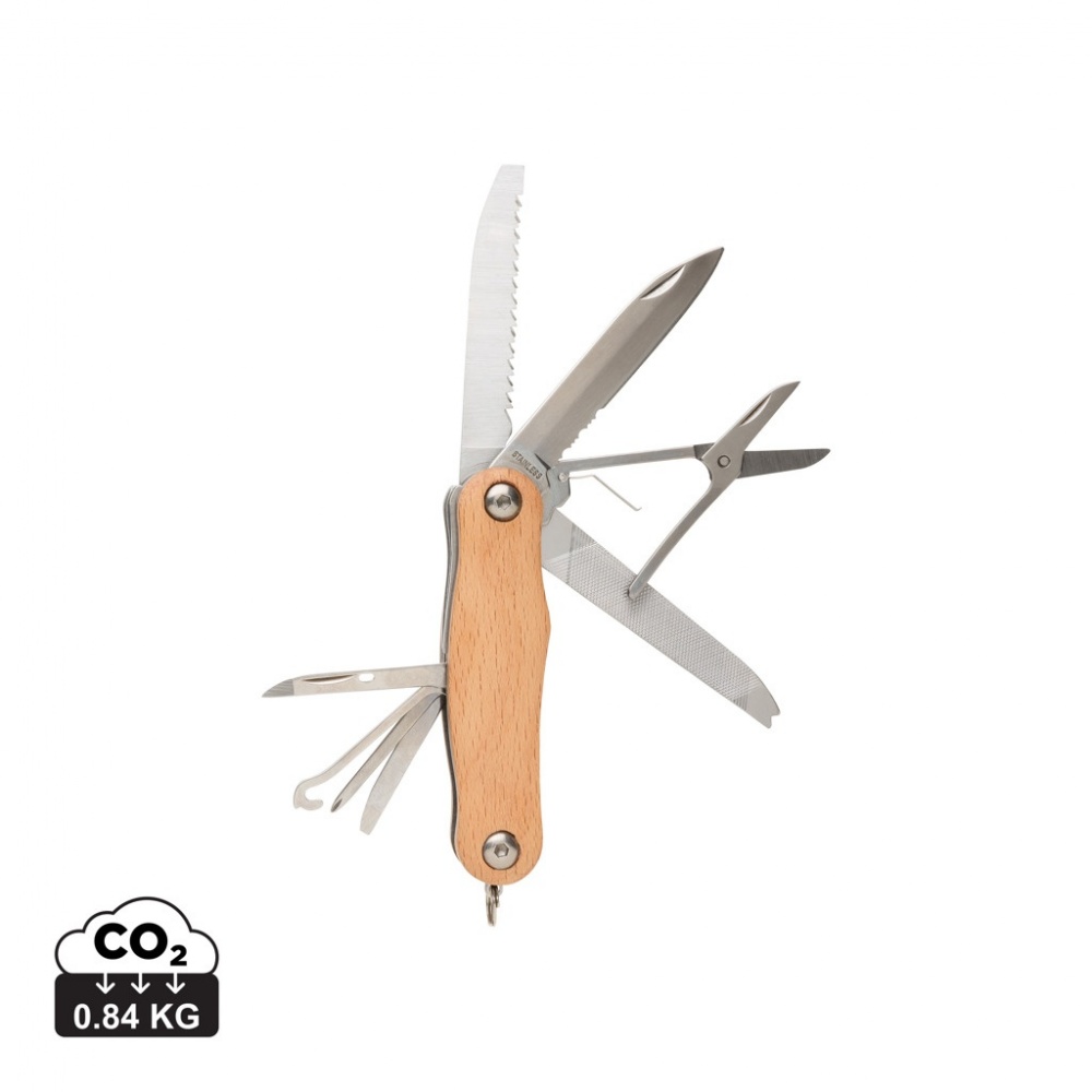 Logo trade promotional gift photo of: Wood pocket knife