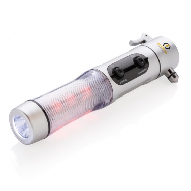 Logotrade promotional item picture of: Emergency light with hammer
