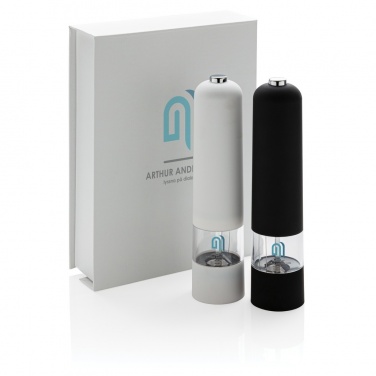 Logotrade corporate gift image of: Electric pepper and salt mill set