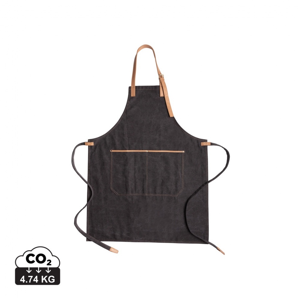 Logo trade promotional items image of: Deluxe canvas chef apron