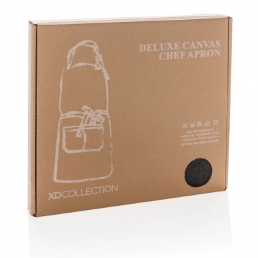 Logotrade promotional product picture of: Deluxe canvas chef apron