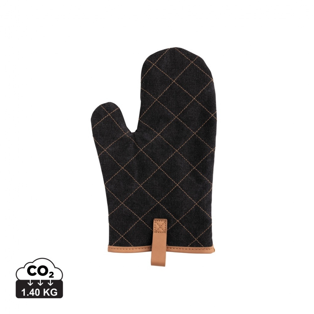 Logo trade promotional items picture of: Deluxe canvas oven mitt