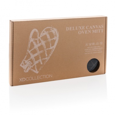 Logo trade corporate gifts picture of: Deluxe canvas oven mitt