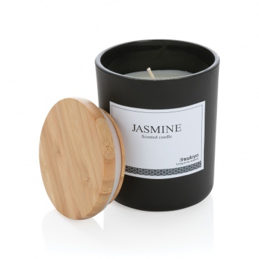 Logotrade promotional gifts photo of: Ukiyo deluxe scented candle with bamboo lid
