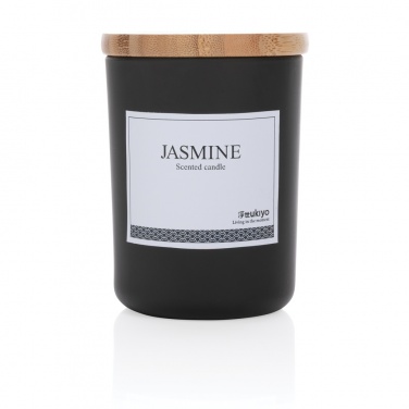 Logotrade corporate gift picture of: Ukiyo deluxe scented candle with bamboo lid