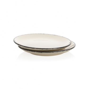 Logo trade advertising products image of: Ukiyo dinner plate set of 2