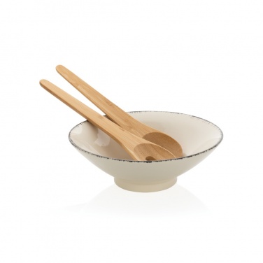 Logotrade corporate gift image of: Ukiyo salad bowl with bamboo salad server
