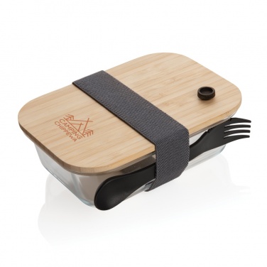 Logotrade promotional items photo of: Glass lunchbox with bamboo lid